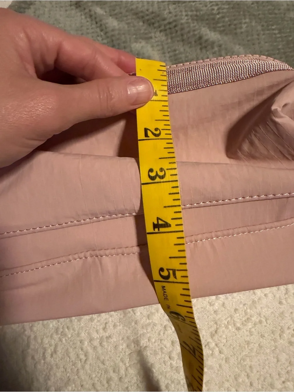 lululemon soft blush pink travel dopp kit